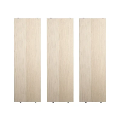 Afbeelding van String plank essenhout, 58x20 cm, 3 pack