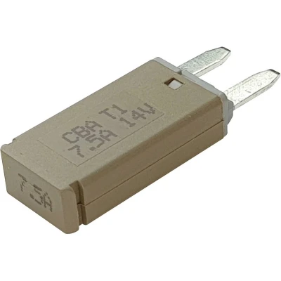 Afbeelding van Hansor CBA1 0714 Zekerautomaat, standaard platte zekering, 7,5 A, grijs, 1 stuks