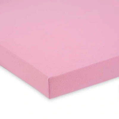 Afbeelding van FabiMax 4246 BIO Jersey hoeslaken 90x55 voor bijzetbed, roze