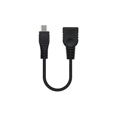 Afbeelding van Nanocable 10.01.3500 USB kabel 0,15 m 2.0 Micro B A Zwart