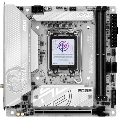 Afbeelding van MSI MPG B860I EDGE TI WIFI moederbord Intel B860 LGA 1851 (Socket V1) mini ITX