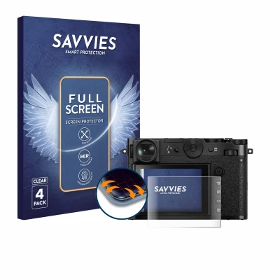 Afbeelding van Savvies Screenprotector voor Fujifilm GFX 100RF Folie Beschermfolie transparant volledig dekking (4 Stuks)