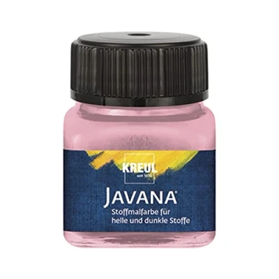 Afbeelding van Javana roze textielverf 20ml Voor licht en donker gekleurd textiel