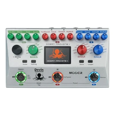 Afbeelding van Mooer Ocean Machine II Devin Townsend Signature Dual Delay &amp; Reverb effectpedaal