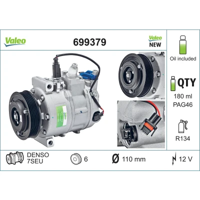 Afbeelding van Valeo Airco compressor 699379