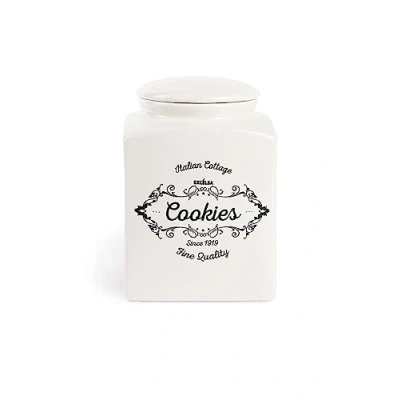 Afbeelding van Excelsa Koekjesdoos, keramiek, wit