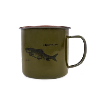 Afbeelding van Korum Classic Enamel Mug Barbel Mok Kampeerspullen