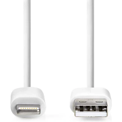 Afbeelding van Lightning Kabel USB 2.0 Apple 8 Pins A Male 480 Mbps N