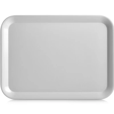 Afbeelding van Grijs dienblad rechthoek melamine 43 x 32 cm