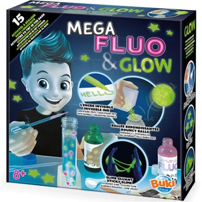 Afbeelding van Buki glow in the dark en fluorescerende experimenten