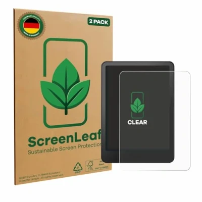 Afbeelding van ScreenLeaf Screenprotector voor Amazon Kindle Paperwhite 2024 Signature Edition (12. Gen.) Duurzame schermbescherming Folie Beschermfolie transparant (2 Stuks)