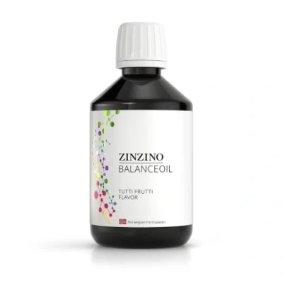 Afbeelding van ZinZino BalanceOil Visolie met Omega 3 1033 mg, 9, Vitamine D3, Tocoferol, DHA, EPA Tutti Frutti Smaak Olijfolie 300 ml, Kind, 3, Fish Oil, D3 Hoge Dosis Pure