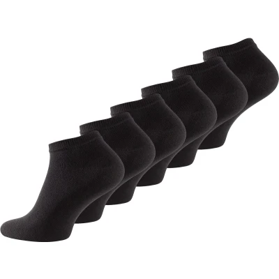 Afbeelding van BAMBOE Enkelsokken Heren, Sneakersokken, Unisex, 6 paar Zwart 35/40