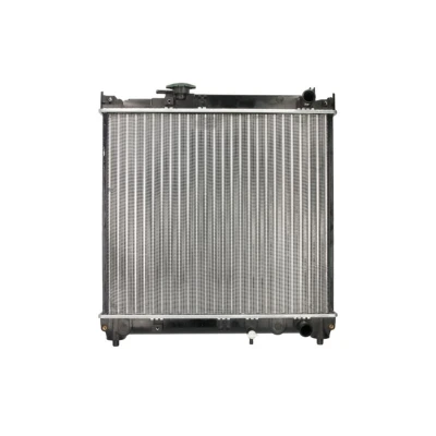 Afbeelding van THERMOTEC D78007TT Radiateur Koper, Kunststof voor voertuigen met/zonder airco 494 425 23 Handgeschakeld Koelribben mechanisch gelast