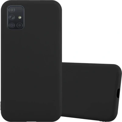 Afbeelding van Cadorabo Hoesje geschikt voor Samsung Galaxy A51 4G / M40s in CANDY ZWART Beschermhoes gemaakt van flexibel TPU silicone Case Cover