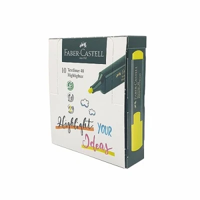 Afbeelding van Faber Castell 154607 1 markeerstift Textliner 1546, navulbaar, geel