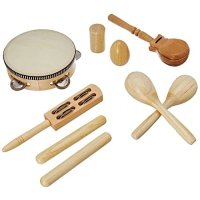 Afbeelding van Delson LT7 Set van 7 slaginstrumenten/percussie instrumenten, met rugzak
