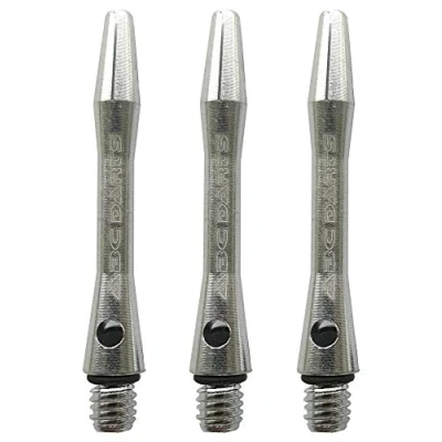 Afbeelding van ABC Darts Dart Shafts Aluminium Zilver Short 3 Sets (9 stuk)