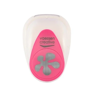 Afbeelding van Vaessen Creative perforator voor papier, maat M, vlekken, doe het zelfprojecten, scrapbooking, kaarten en meer.