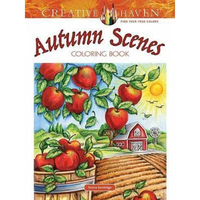 Afbeelding van Creative Haven Autumn Scenes Coloring Book