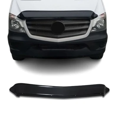 Afbeelding van OMAC Motorkap deflector insectenbescherming, compatibel met Mercedes Sprinter W906 2013 2018, donker
