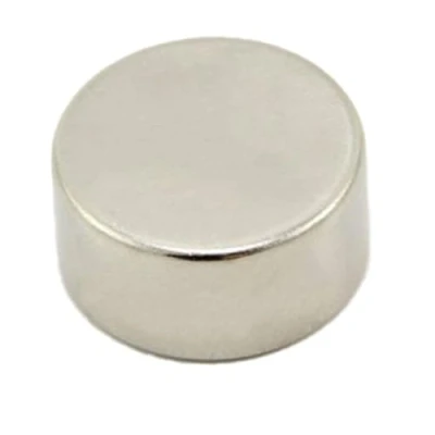 Afbeelding van FIRST4MAGNETS Neodymium magneet, 20 mm dia x 10 dik, rond, zilver 12,1 kg trek