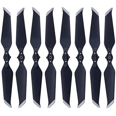 Afbeelding van Tosiicop 4 paar Mavic 2 Pro/Mavic Zoom Propellers Vervanging Prop Blades Geluidsarm Quick Release 8743F Vleugels voor DJI Drone Accessoires Zilveren Tips