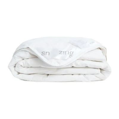 Afbeelding van Snoozing Diamond Wol 4 seizoenen Dekbed Tweepersoons 200x200 cm Wit