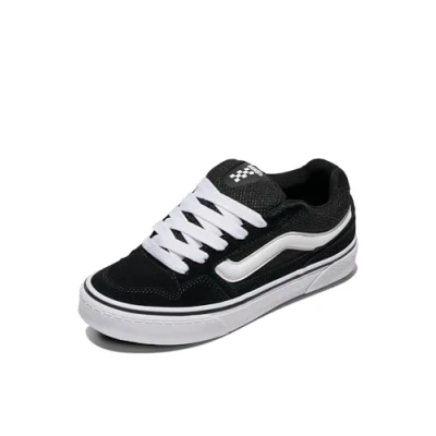 Afbeelding van Vans Dames Caldrone Sneaker, Zwart/Wit, 3 UK, 35 EU