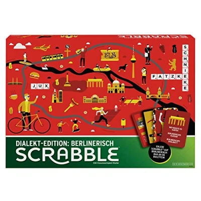 Afbeelding van Mattel Games GPW45 Scrabble Dialect Edition Berlijn, gezelschapsspel, bordspel, familiespel