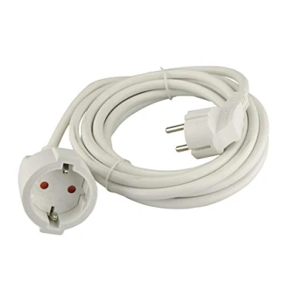 Afbeelding van Unitec 44540 Schuko verlenging, H05VV F 3G1.5 mm², 3 m, wit