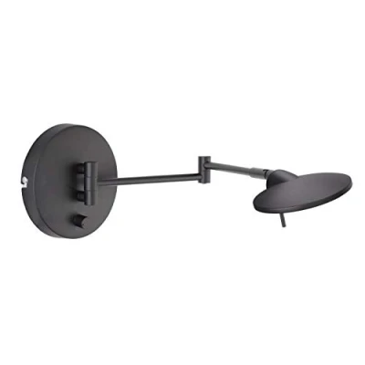 Afbeelding van TRIO Kazan Wandlamp met dimmer LED geÃƒÂ¯ntegreerd 1 lichts L 46.5 cm Zwart