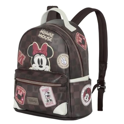 Afbeelding van Karactermania Disney Minnie Mouse Reis Heady Rugzak Mini Backpack Rugtas Bruin