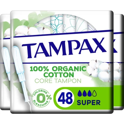Afbeelding van 3x Tampax Tampons Cotton Protection Super 16 stuks