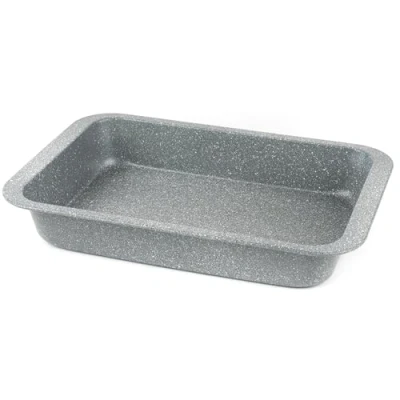 Afbeelding van Salter Roasting Pan Oven Roaster Non Stick Marble Collectie 36cm koolstofstaal
