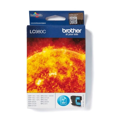 Afbeelding van Brother LC 980C Inktcartridge Cyaan
