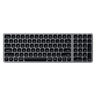 Afbeelding van SATECHI Compact Verlicht Bluetooth Toetsenbord Draadloos 5.0 &amp; Multi Apparaat Sync Voor M2/M1 Macbook Pro/Air, M2/ M1 iPad M2 Mac Mini, iMac (Layout US Engels QWERTY)