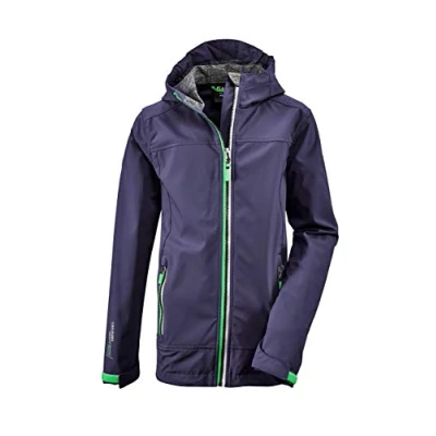 Afbeelding van killtec Boy&#039;s Softshelljack met capuchon Adjero Jr, dark navy, 140, 35361 000