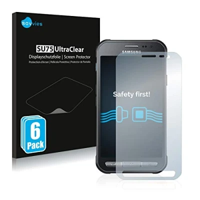 Afbeelding van Savvies (6 Stuks) Schermbeschermer voor Samsung Galaxy Xcover 3 Screen Protector Ultra Transparant