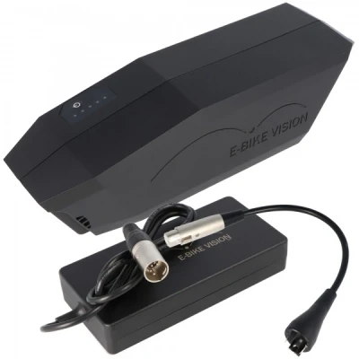 Afbeelding van Onderbuis Power Pack lite e bike accu inclusief oplader precies passend voor het Bosch Active en Performance aandrijfsysteem 10Ah 360Wh 1,8 kg