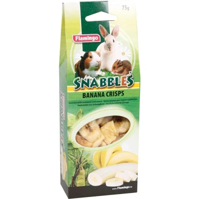 Afbeelding van Flamingo Knaagdiersnack Snabbles Bananenchips
