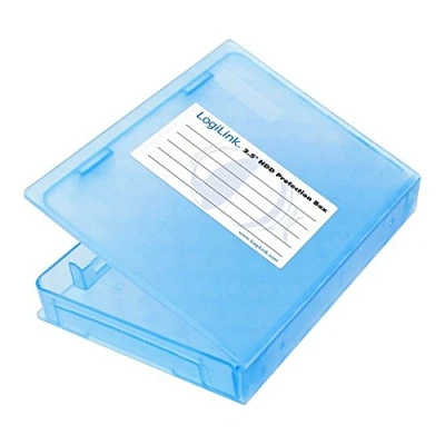 Afbeelding van Afsluitbare bescherm box voor 2,5&#039;&#039; HDD/SSD / blauw