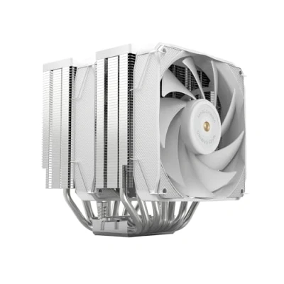 Afbeelding van Mars Gaming MCPU XU9, CPU Koeler Dubbele Toren, TDP 400W, 2x Hybride Bladen Ventilatoren en Hypergebalanceerde Koper FDB Lager, 9 Heatpipes BPH ULTRA Technologie, Universele Multisocket, Wit