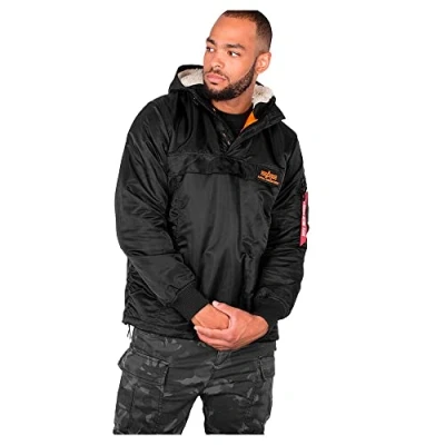 Afbeelding van Alpha Industries HPO Anorak Jas black, Heren, Maat: Large, Black