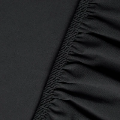 Afbeelding van Sale Kayori Biologisch Shizu Topperhoeslaken stretch Jersey Zwart 140 160/200 220 (Kleur: Zwart)