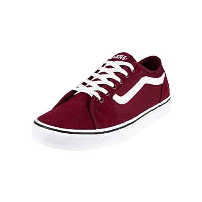 Afbeelding van Vans Mn Filmore Decon heren Sneaker, Suede Canvas Port Royale Wht, 40 EU