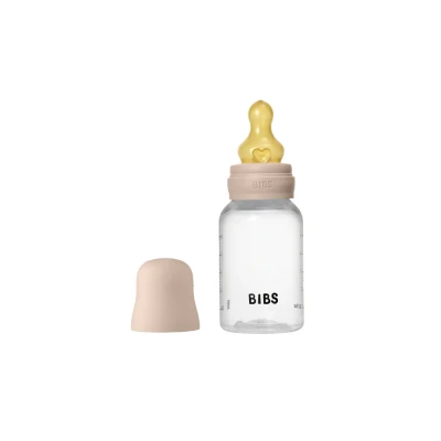 Afbeelding van BIBS Fles Latex Round Slow Flow Blush 150ml