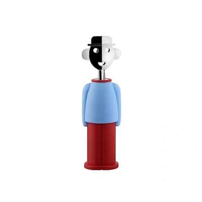 Afbeelding van Alessi Kurkentrekker Alessandro M. AM23 LAZR Licht Blauw door Mendini