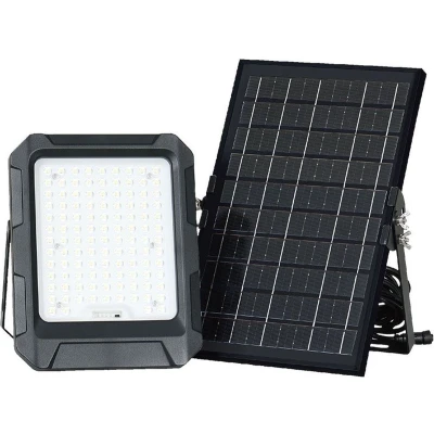 Afbeelding van V TAC VT 55W Solarlampen Solar schijnwerpers IP65 Zwart 1000 Lumen 4000K