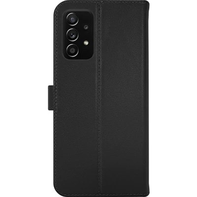 Afbeelding van Samsung Galaxy A32 (5G) Hoesje Echt leder Valenta Bookcase Zwart Telefoonhoesje